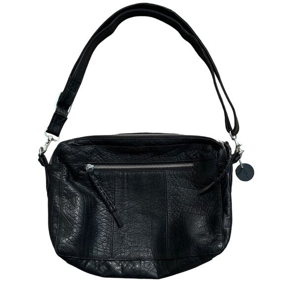 Day & Mood Handbags - Anthropologie Day & Mood Kena Large Crossbody Bag Black Leather Buttery Soft